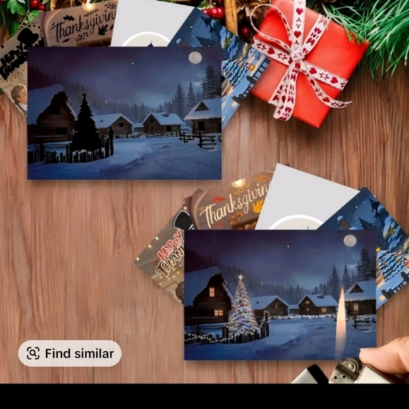 Color-Changing Holiday Cards Set - Picture 8 of 10